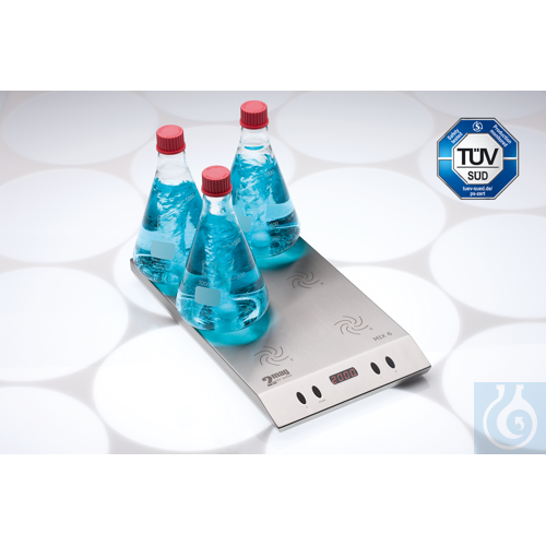 2mag - MIX 6 Mehrstellenmagnetrührer für 6x1000 mL Erlenmeyerkolben